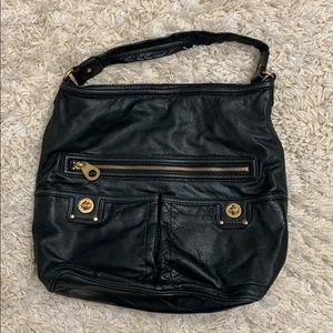 Marc Jacobs black leather shoulder bag